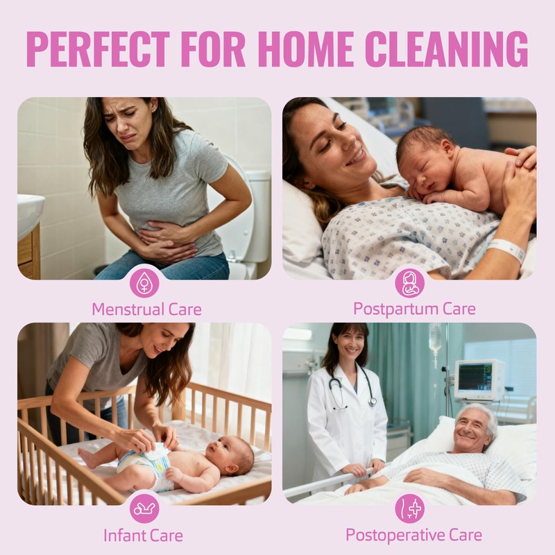 Peri Bottle 400ml for Postpartum Care – ZEY LUXE Portable