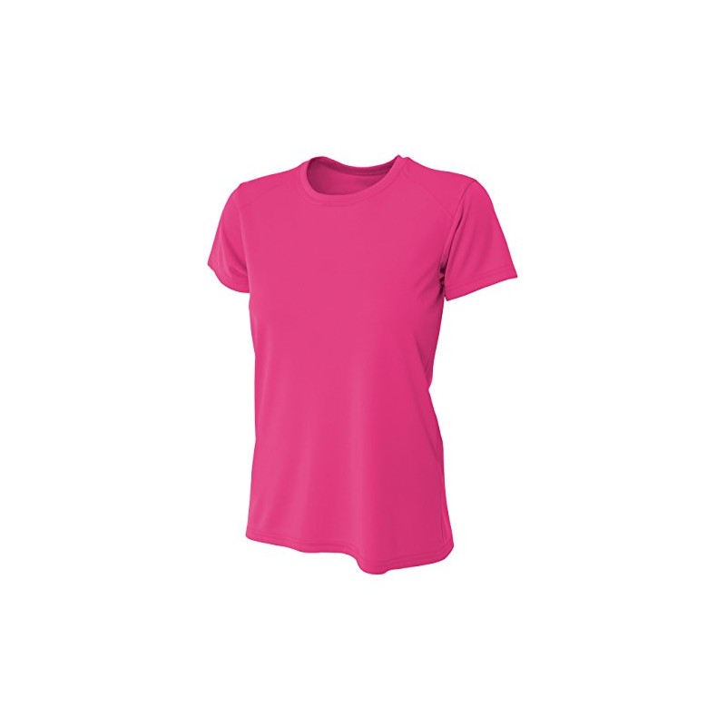 A4 Womens Cooling Performance Crew, Medium, Fuchsia