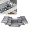 Multi Tier Drawer Organizer, Foldable Expandable Desk Storage Organizer Tray