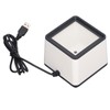 Hands Free Barcode Scanner Voice Announcement Quick Response 2D Desktop