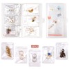 Transparent Jewelry Storage Book, 84 Card Slots Jewellery Organizer Book