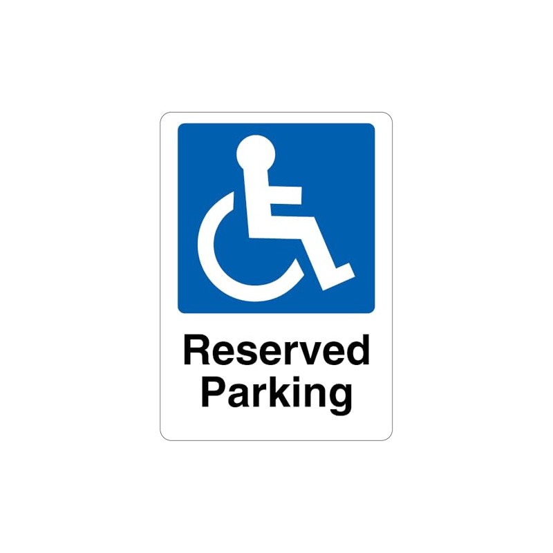 V Safety Reserved Parking - Mandatory Disabled 210 x 297