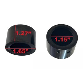 Kustom Cycle Parts Rustic American Flag Front Axle Cap Nut Covers For Harley Touring Street Glide