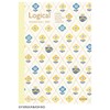 Logical Diary 2025 Monthly Notebook Type F/B6/Flower NS-B602-25FA2