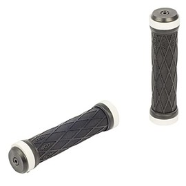 NC-17 Lock-On Take Control II S-Pro Bicycle Handlebar Grips (28 mm) White/Black