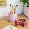 balvi Mr. Sitty Pen Holder Pink Coloured and Original Design