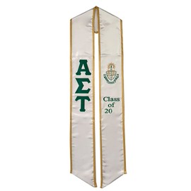 The Press Alpha Sigma Tau Graduation Sash Stole