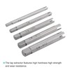uxcell Tap Extractors Set M5-M12 / 8-10#-1/2" (Metric/Inch), 3/4 Flutes