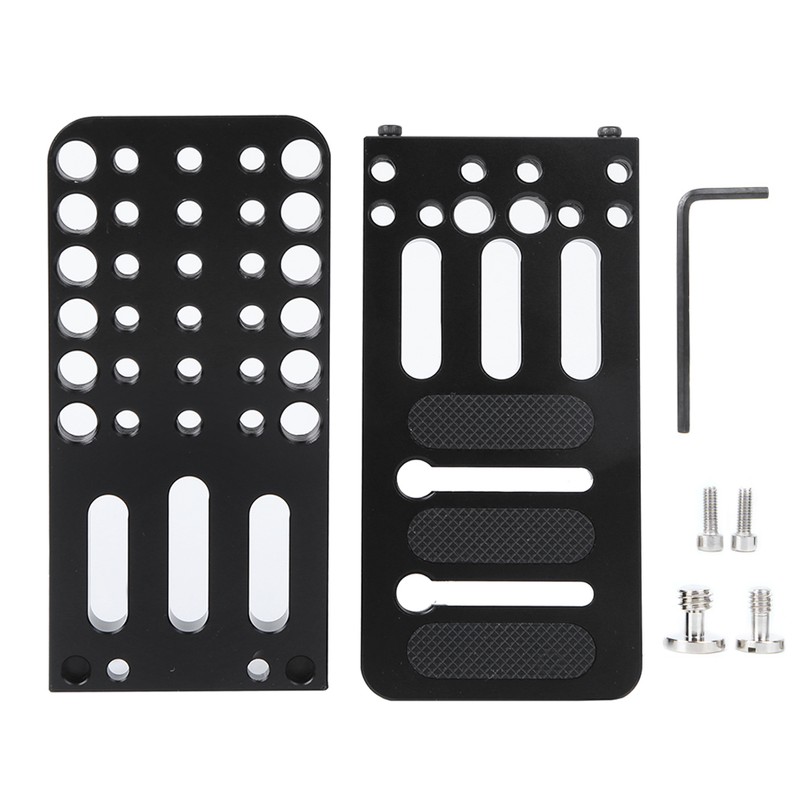 All Metal Universal Camera L shape Quick Release Plate Tripod