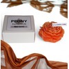 Peony Flower Shaped Candle with Scent, Soy Wax Blend Aromatherapy