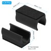PATIKIL 24pcs Rectangle Chair Leg Cover with Felt Pad, 19mm