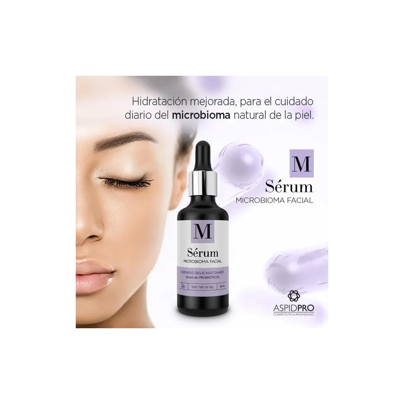 Serum Microbioma Facial Aspidpro Probioticos
