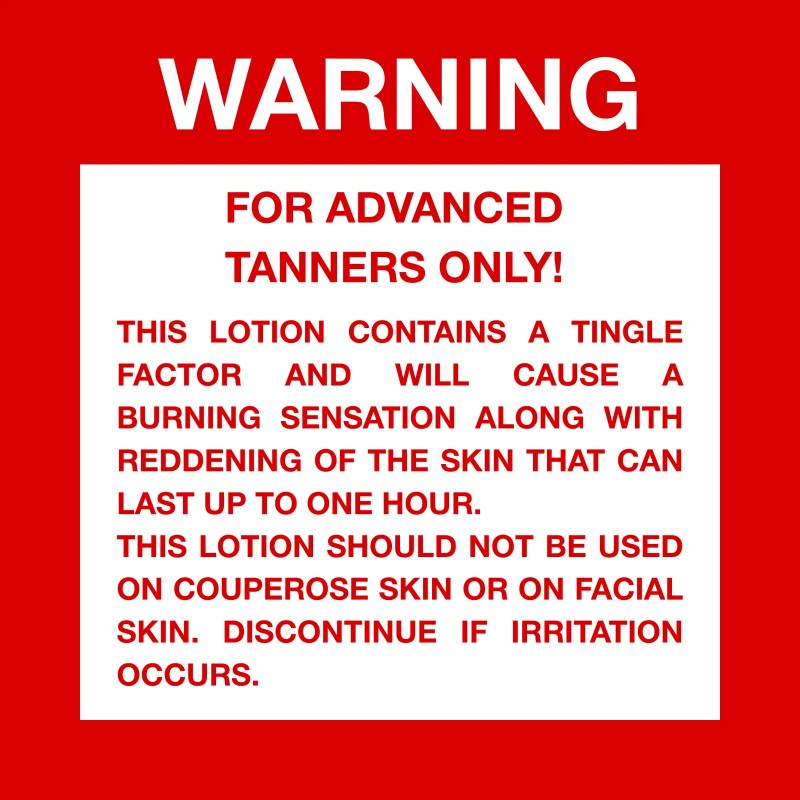 Onyx Ice & Fire Tingle Dark Bronzer Tanning Lotion Fantasy