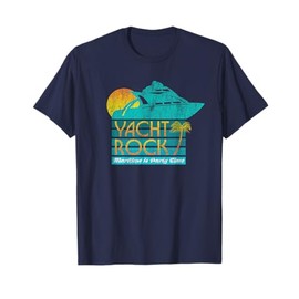 Yacht Rock Party Boat Drinking T-Shirt Maritime = Party Time T-Shirt