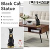 Cyrank Egyptian Cat Statue, Egyptian Cat Resin Statue, Egypt Decoration,