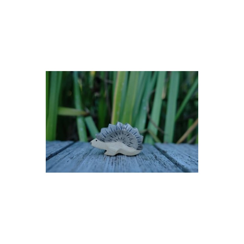 HolzWald - 3334 - Forest and Meadow, Hedgehog, Wood, Handmade,