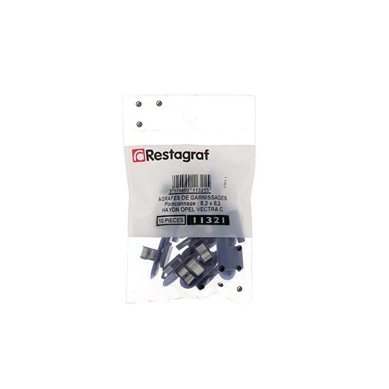 Renault Peugeot PSA Opel 8.2mm x 8.2mm Hole Panel Clip