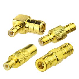 Superbat Sirius XM Radio Antenna Adapter Kit 4Pcs SMB to SMB Conversion Connector for XM Sirius Satellite Radio Antenna Car Aerial Ham Radio Pioneer Alpine Car Stereo