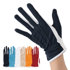 WINCESS Driving Gloves Cotton Nylon with Non-Slip Decoration 3-Pack Men's Gloves 1 Pair 3 Pairs Driving Bus Taxi Men's White Blue Red Maroon Fashionable, L