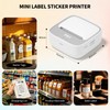 PRT Mini Sticker Printer Portable Thermal Printer with 1 Roll