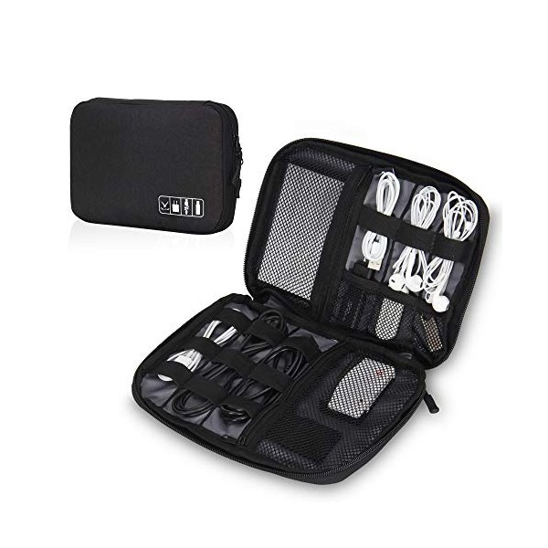 Hynes Eagle Travel Universal Cable Organizer Electronics Accessories Cases for