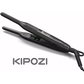 KIPOZI 3/10" Pencil Small Flat Iron Hair Straightener Curling Pixie Cut Bangs US