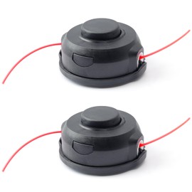 Esttlamer 2 Pack 198386-5 Bump & Feed Trimmer Head Compatible with Makita 18V X2 LXT (36V) XRU11Z XRU12 XRU04Z Lawn Mower M8 X 1.25 LH Direct Replacement Parts