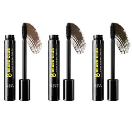 Beard Club One-Day Beard & Eyebrow Color - Available in Four Colors and Four Sizes - Temporary Color for Beard and Eyebrows, Covers Greys, Fills in Patches, and Enhances Volume - 30 Applications Per Tube:_3-Pack: Browns