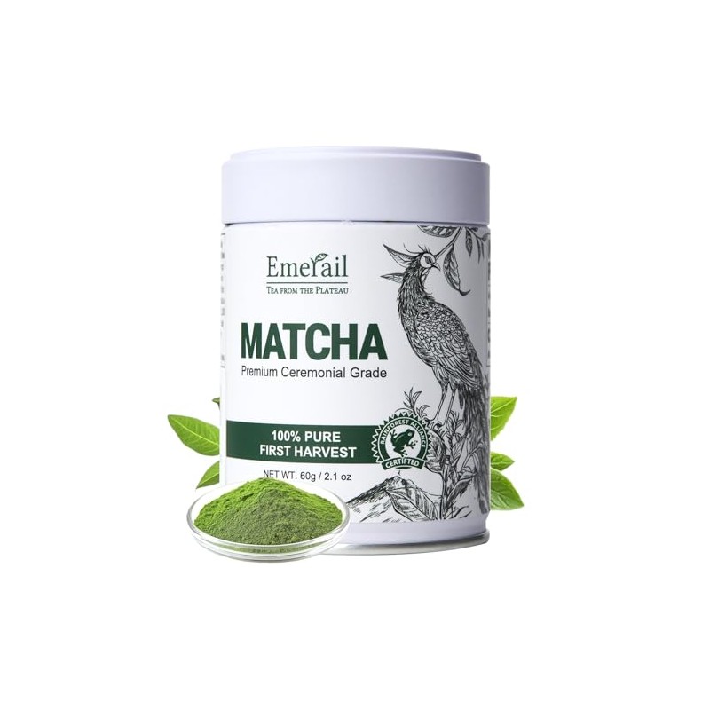 Emerail Ceremonial Grade Matcha Green Tea Powder - Premium Quality