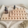 LONG TAO Wooden Essential Oil Rack 4 Tier Essential Oil