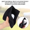 RELKLYU Set of 3 golf towels, golf cleaning towels, buckle