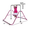 JungleKids Expandable Gymnastics Bars Junior Training Kip Bar Adjustable Height