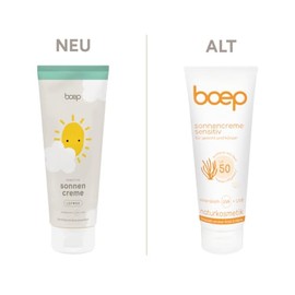 boep Sensitive Sun Cream SPF 50 - Mineral Sun Protection for Face & Body, Suitable for Babies, Children & Adults, Perfume Free, Vegan Natural Cosmetics, 100 ml