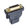 DTECH DVI Female to HDMI Female Adapter HDMI to DVI-I