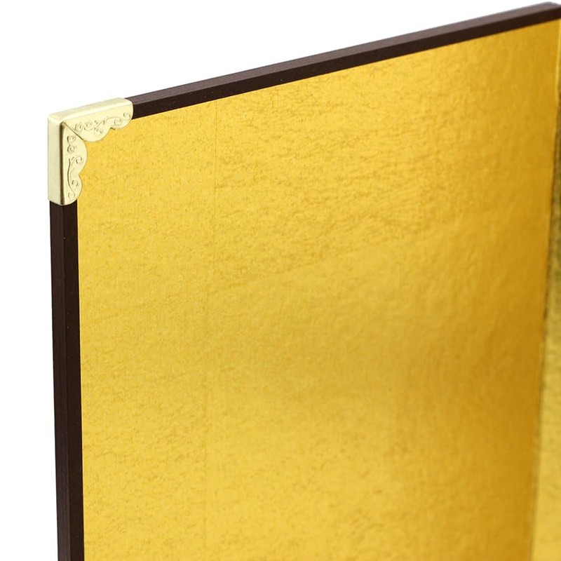 ミニ金屏風 4曲 (大) 255×425mm 金無地 C516