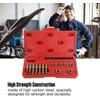 Angchun 15PCS Metric Thread Chaser Set, Thread Repair kit with