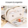 Cute Pencil Case, Large Capacity Pencil Pouch 6-Layer Durable and