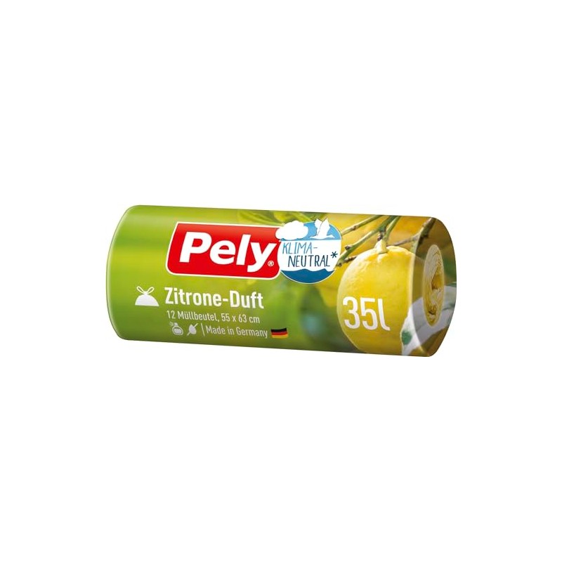 Pely Climate Neutral Scented Bin Liners 35 L Pack of