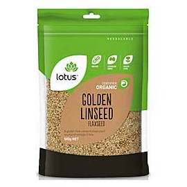 Lotus Organic Golden Linseed 500g