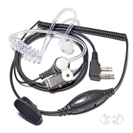 TWAYRDIO for ICOM Tubular Income Earphone Microphone Earphone Microphone IC-4110 IC-4110D IC-4188D IC-4120 IC-S25 Compatible with PTT/VOX Function for ICOM Specific Small Power Transceiver Radio