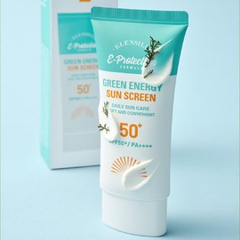 Elensilia [Elensilia] Green Energy Sunscreen 50ml x 2 + Sunscreen Trial Sheets x 2 / [엘렌실라] 그린에너지 선스크린 50ml 2개+선스크린 체험분 2장