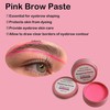 20g/0.7oz Microblading Brow Marker Tool Pink Tattoo Brow Paste Permanent