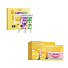 4PCS of collagen crystal lip mask nourish