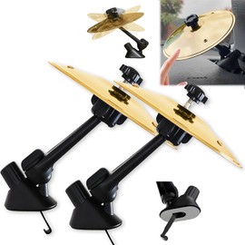 2 Pcs Car Cymbal Air Vent, Car Crash Cymbal, Drum Cymbal for Car Vent, Easy Installation and Rugged Compact, Musical Instruments Vehicle Accessories for All Vehicles and Music Lovers