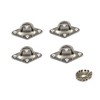 304 Stainless Steel M6 Heavy Duty Eye Plate Diamond Dech
