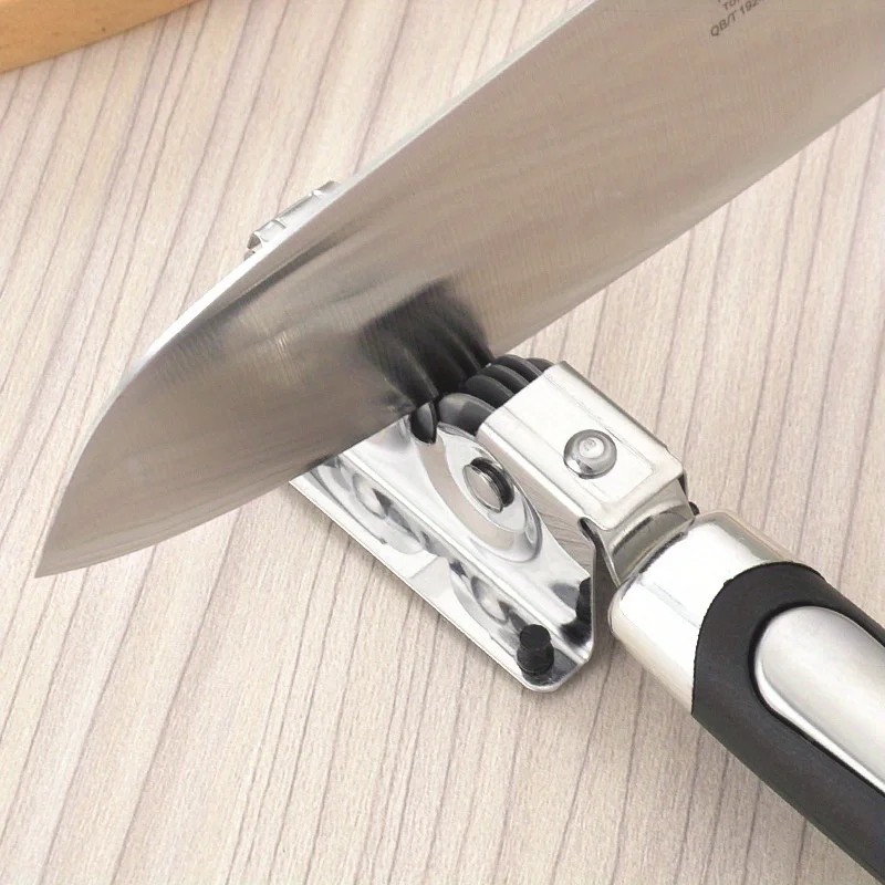 A Stainless Steel, Durable, Rust-resistant Home Kitchen Sharpener, Suitable for