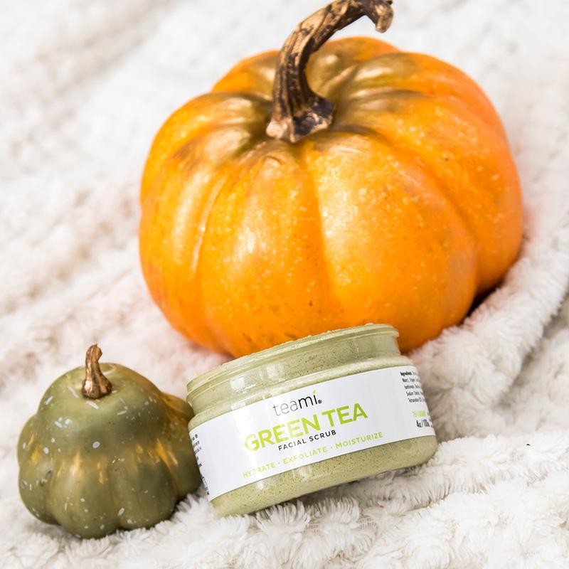 Teami Green Tea Facial Scrub – Organic Exfoliating Cleanser for