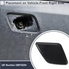 RATCHROLL Front Right Side Bumper Headlight Washer Nozzle Cover Cap