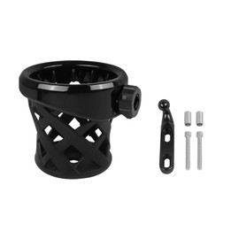 Motorcycle Drink Cup Holder Handlebar Cup Mount Replacement for Honda Goldwing 1800 GL1800 F6B 2001-2023 Water Bottle Holder (Black, 105MM/4.1" Height)