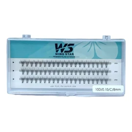 Wingstar Blister Extensión De Pestañas 10d Mink Volumen Ruso. Dama
